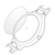 Glasbeschermer rond CHG0235000